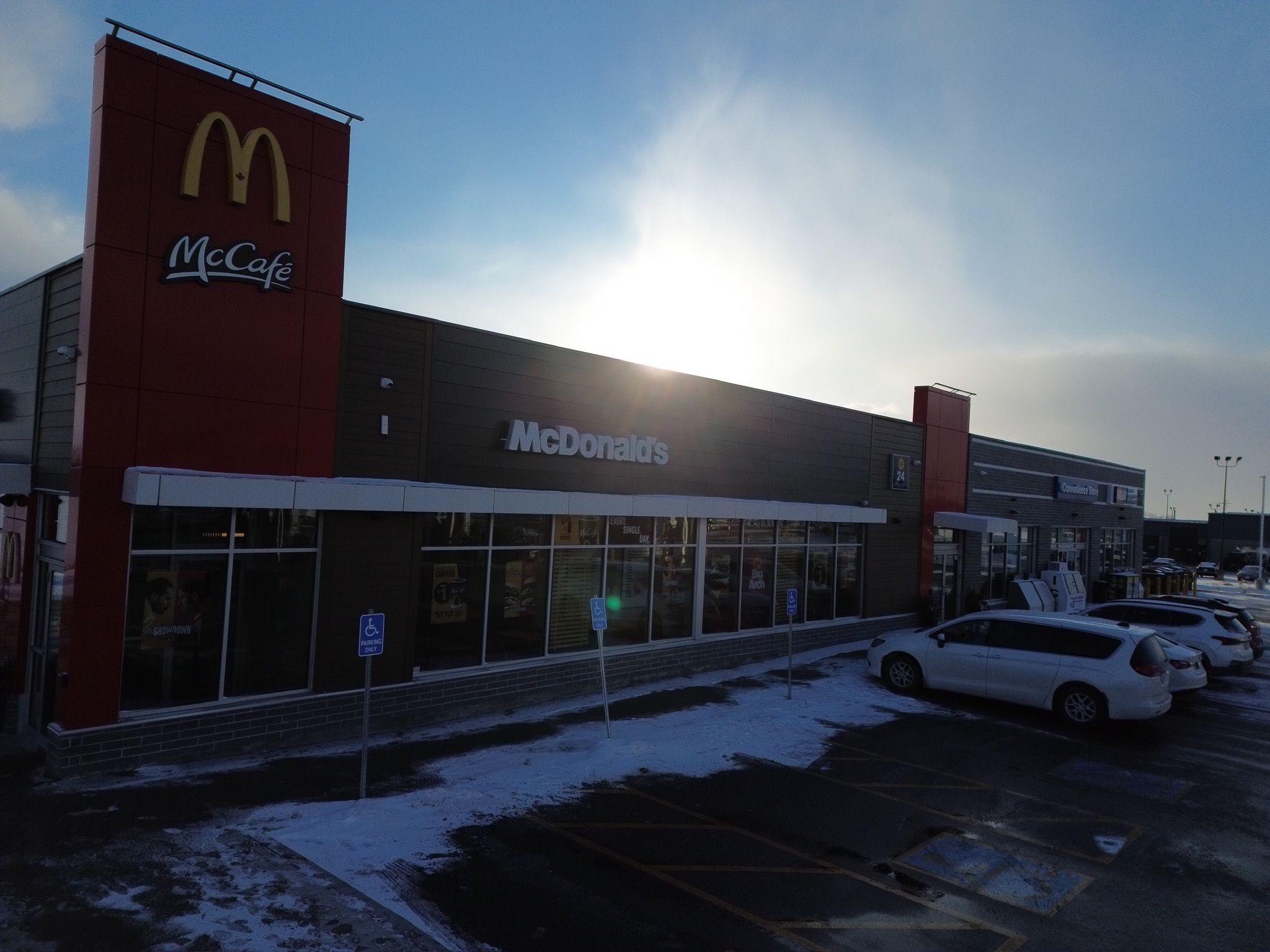 McDonald’s Restaurant and Gas Station